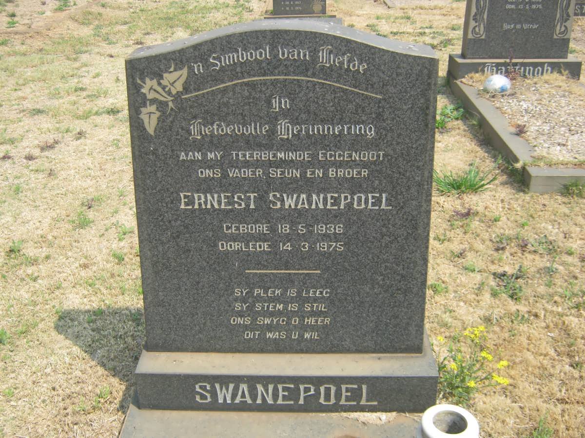 SWANEPOEL Ernest 1936-1975