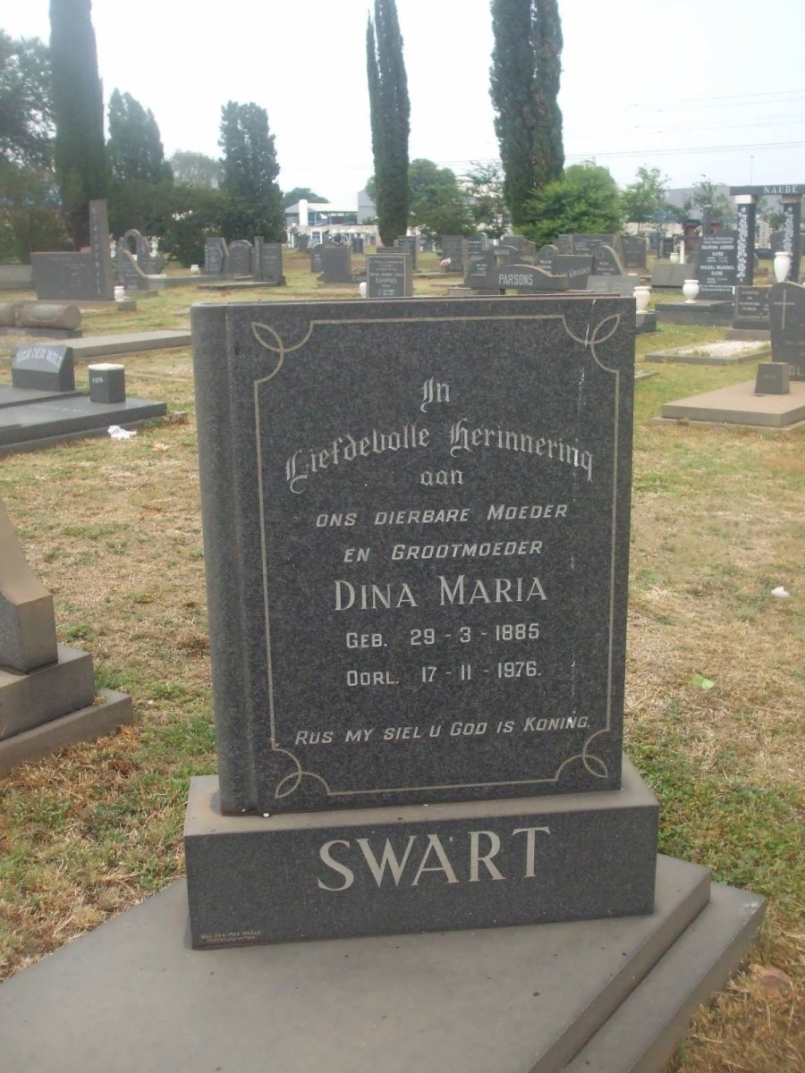 SWART Dina Maria 1885-1976