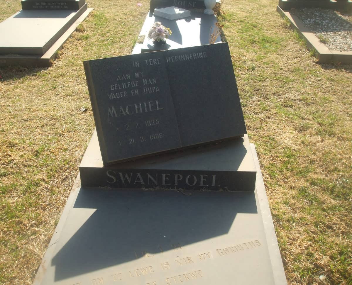 SWANEPOEL Machiel 1925-1986