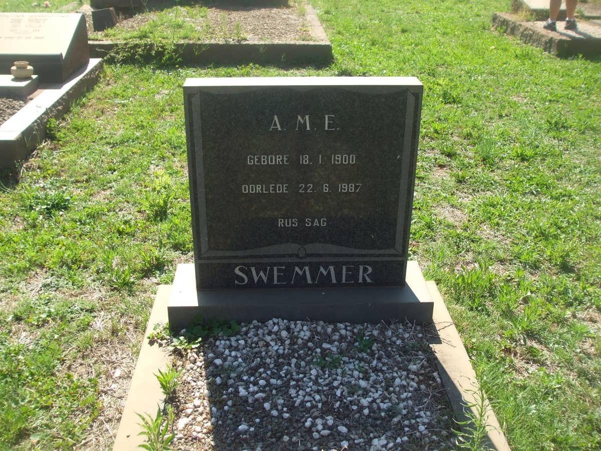 SWEMMER A.M.E. 1900-1987