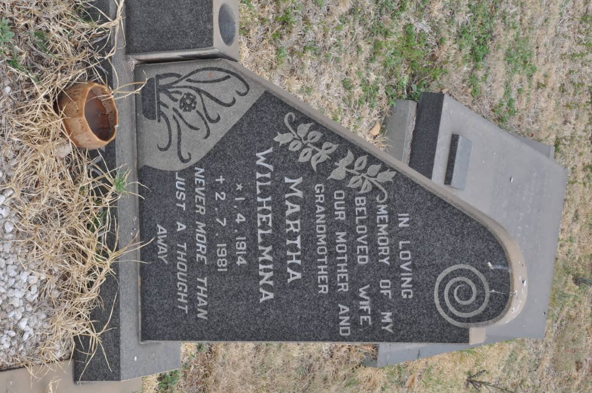 TYLER Martha Wilhelmina 1914-1981