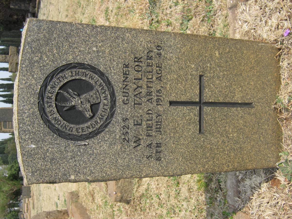 TAYLOR W.E. -1918