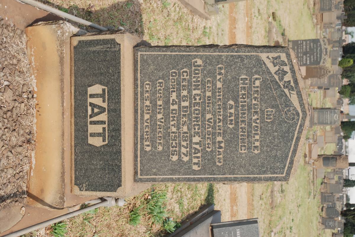 TAIT John George 1877-1936