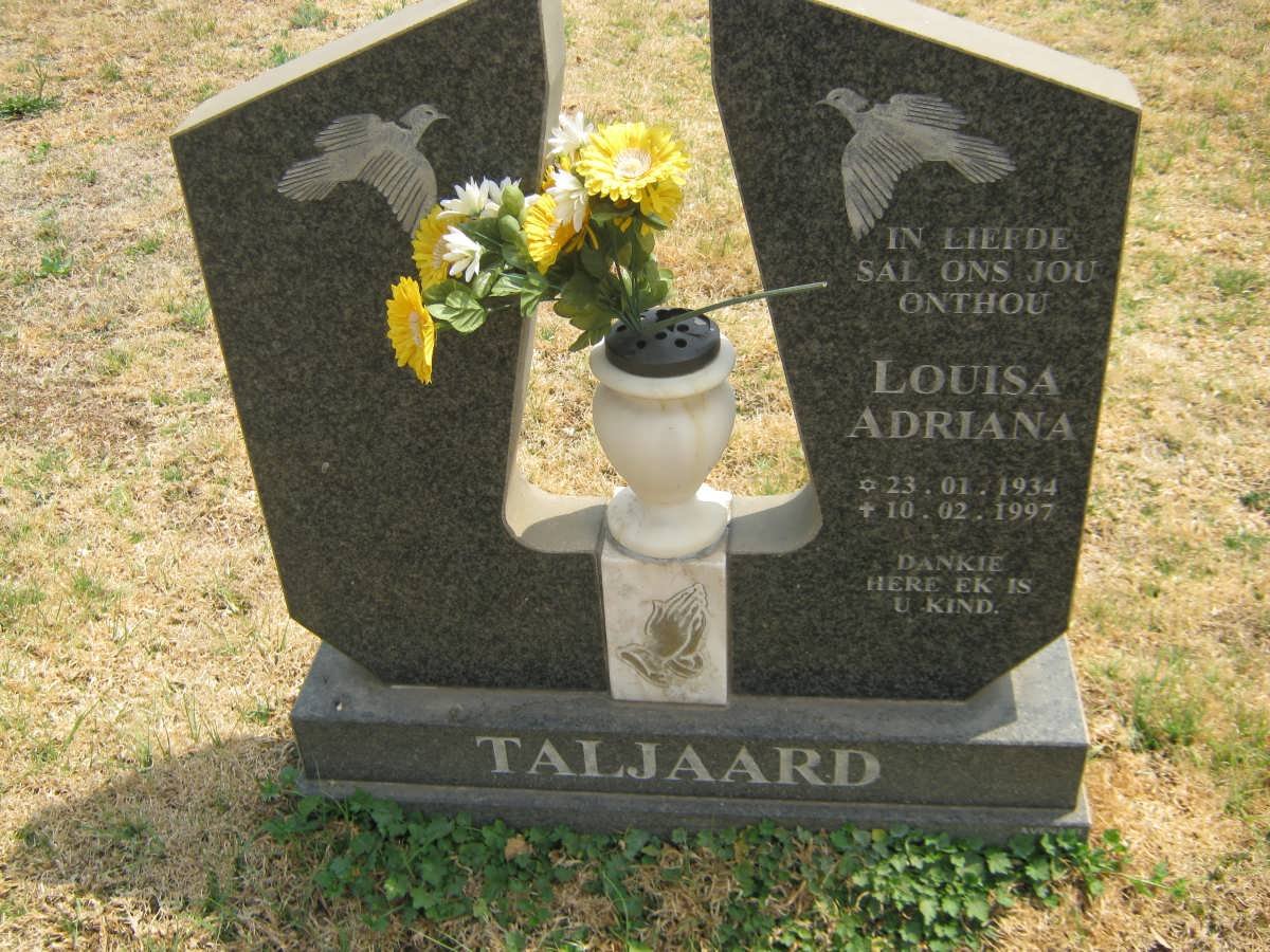 TALJAARD Louisa Adriana 1934-1997
