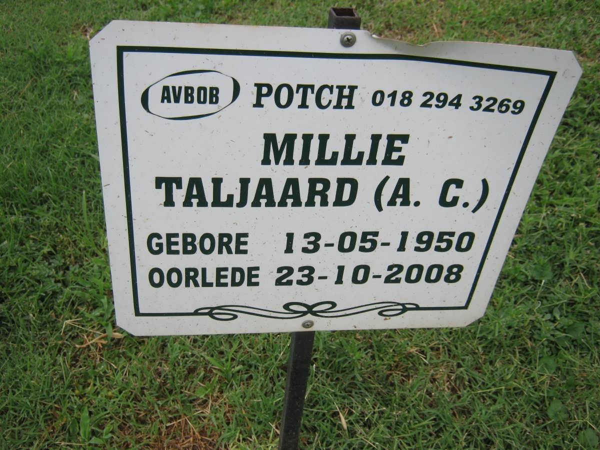 TALJAARD A.C. 1950-2008