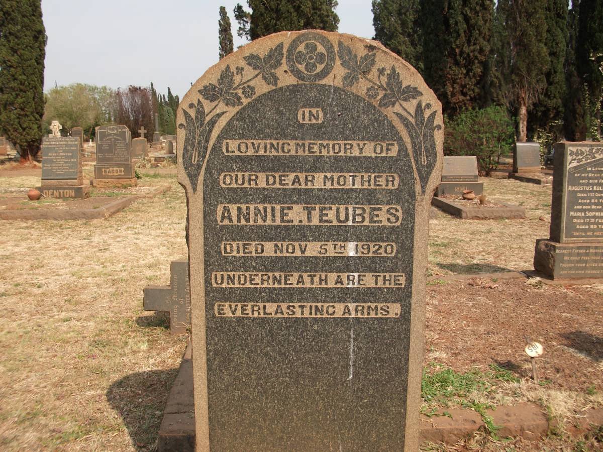 TEUBES Annie -1920