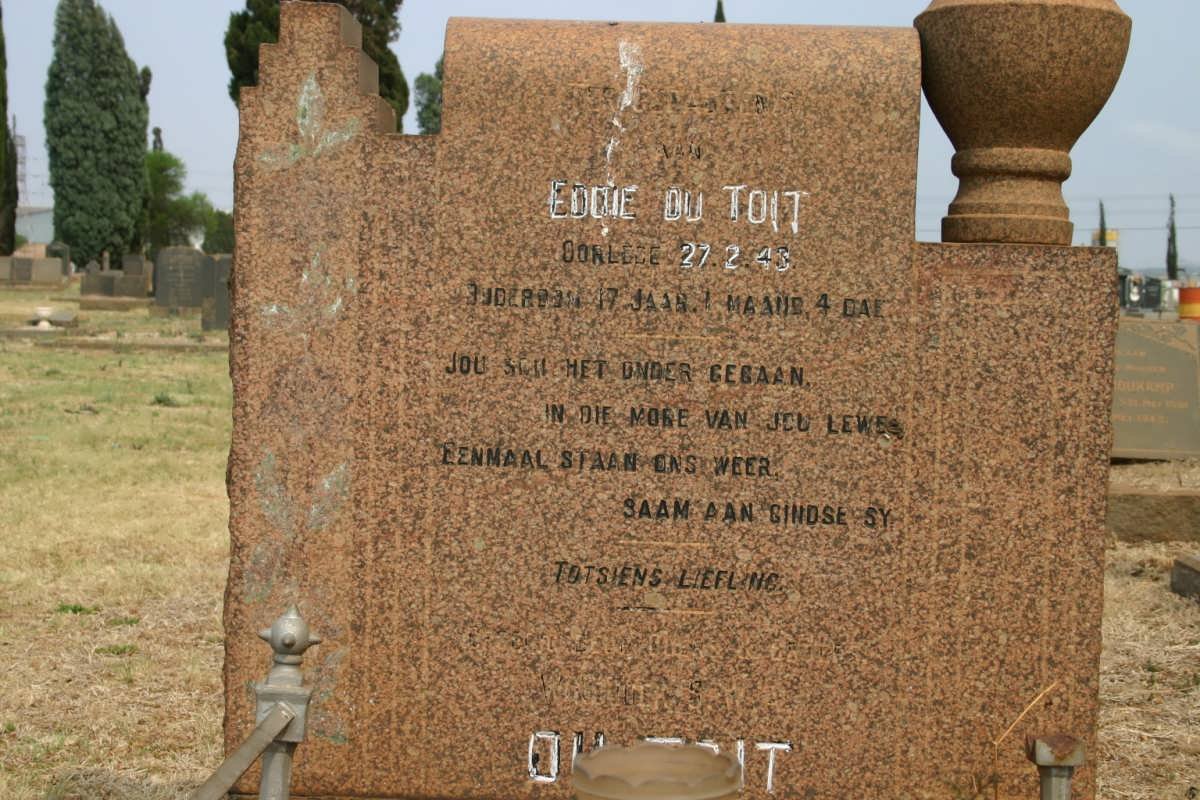 TOIT Eddie, du -1943