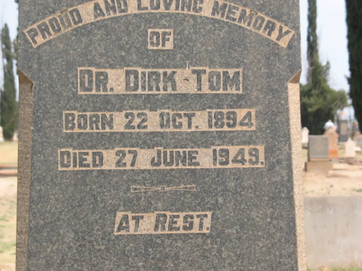 TOM Dirk 1894-1949