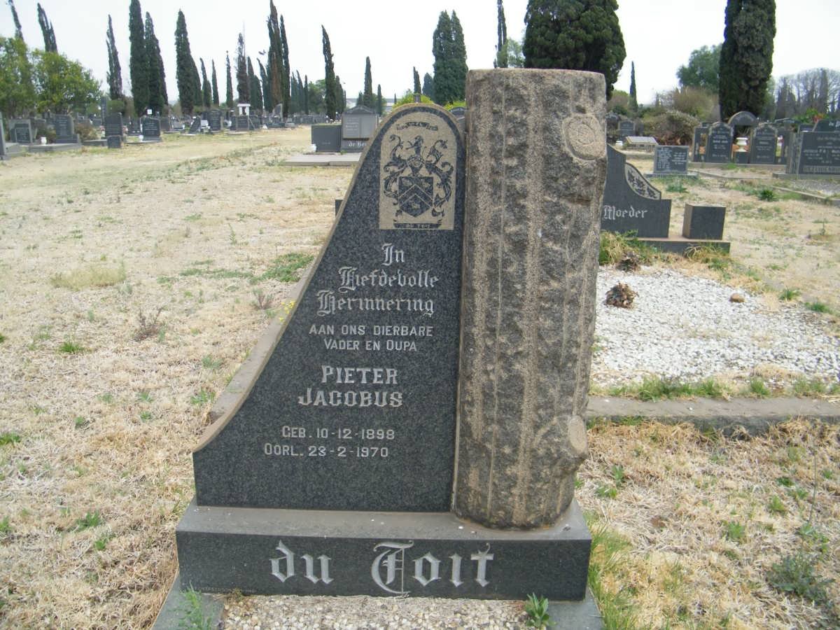 TOIT Pieter Jacobus, du 1898-1970 