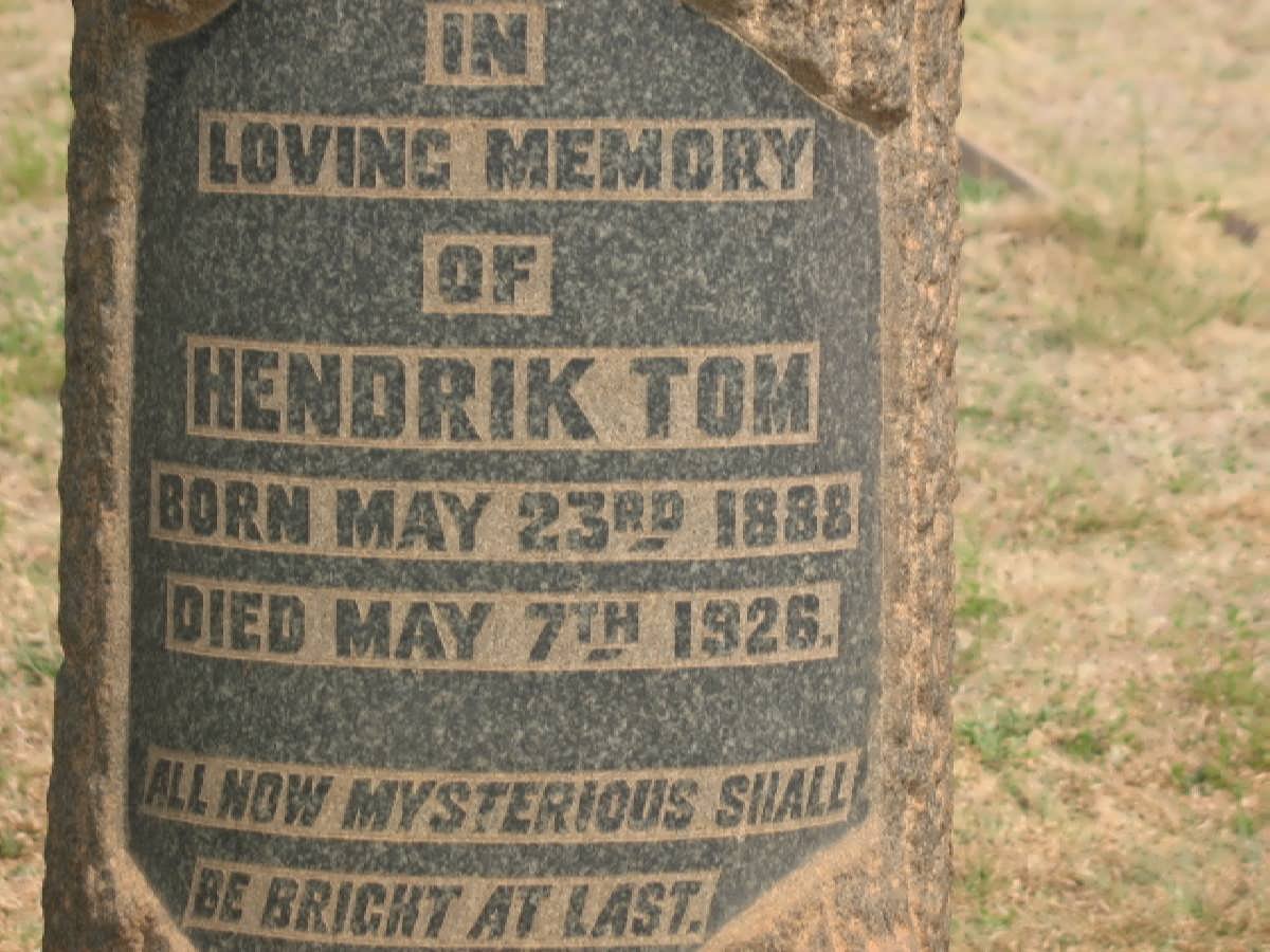 TOM Hendrik 1888-1926