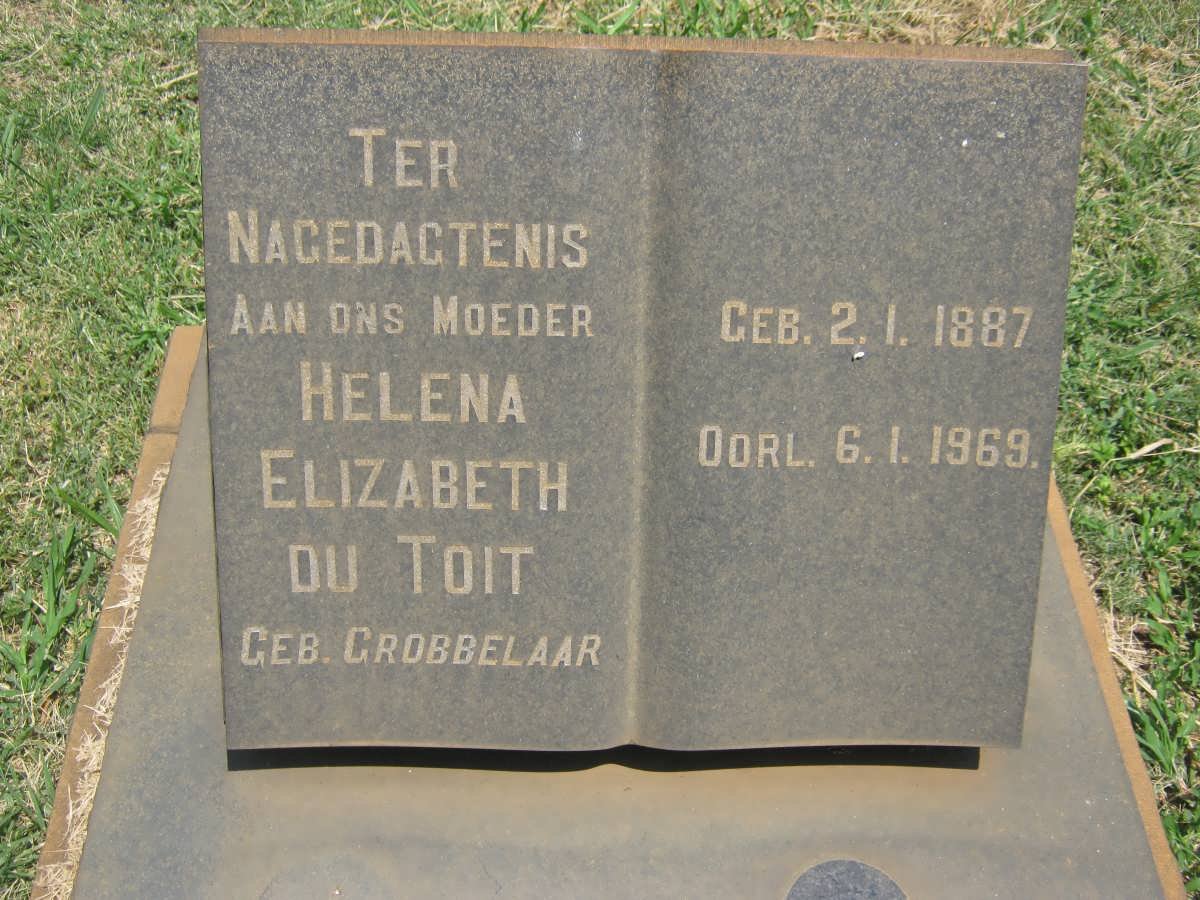 TOIT Helena Elizabeth, du nee GROBBELAAR 1887-1969