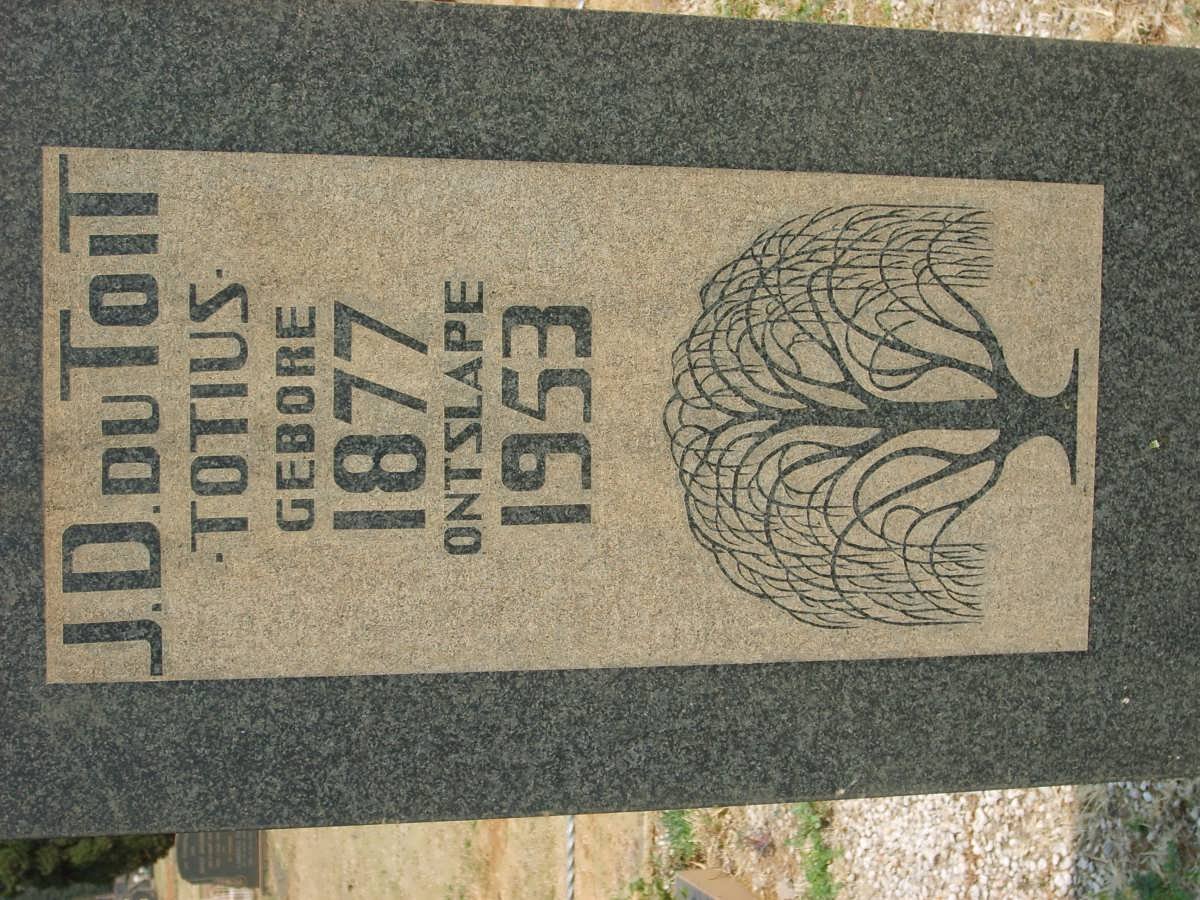TOIT Jacob Daniel, du 1877-1953