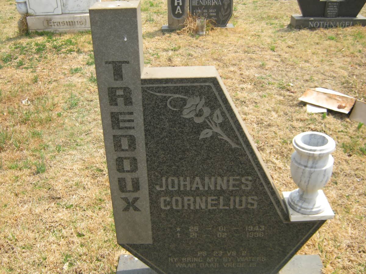 TREDOUX Johannes Cornelius 1943-1996