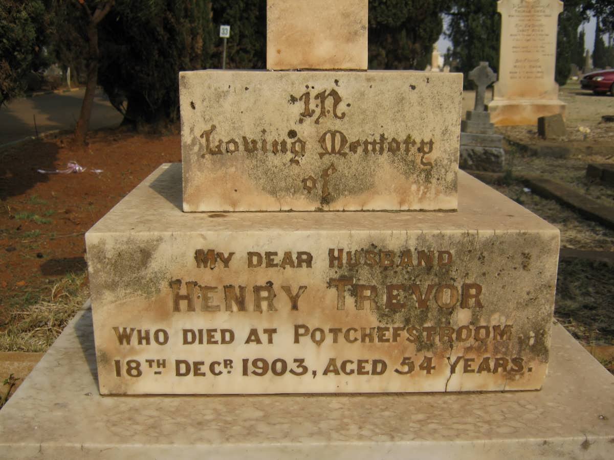 TREVOR Henry -1903