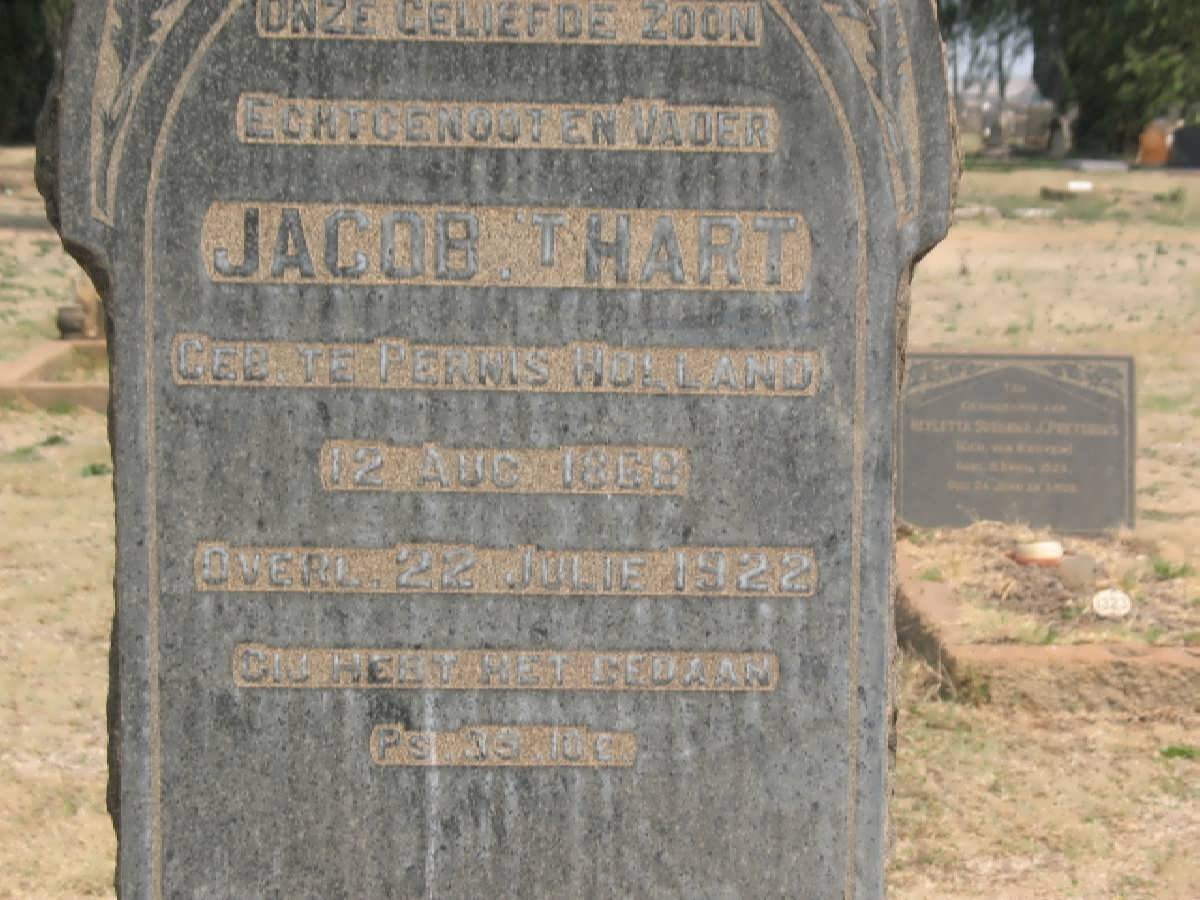 THART Jacob 1869-1922