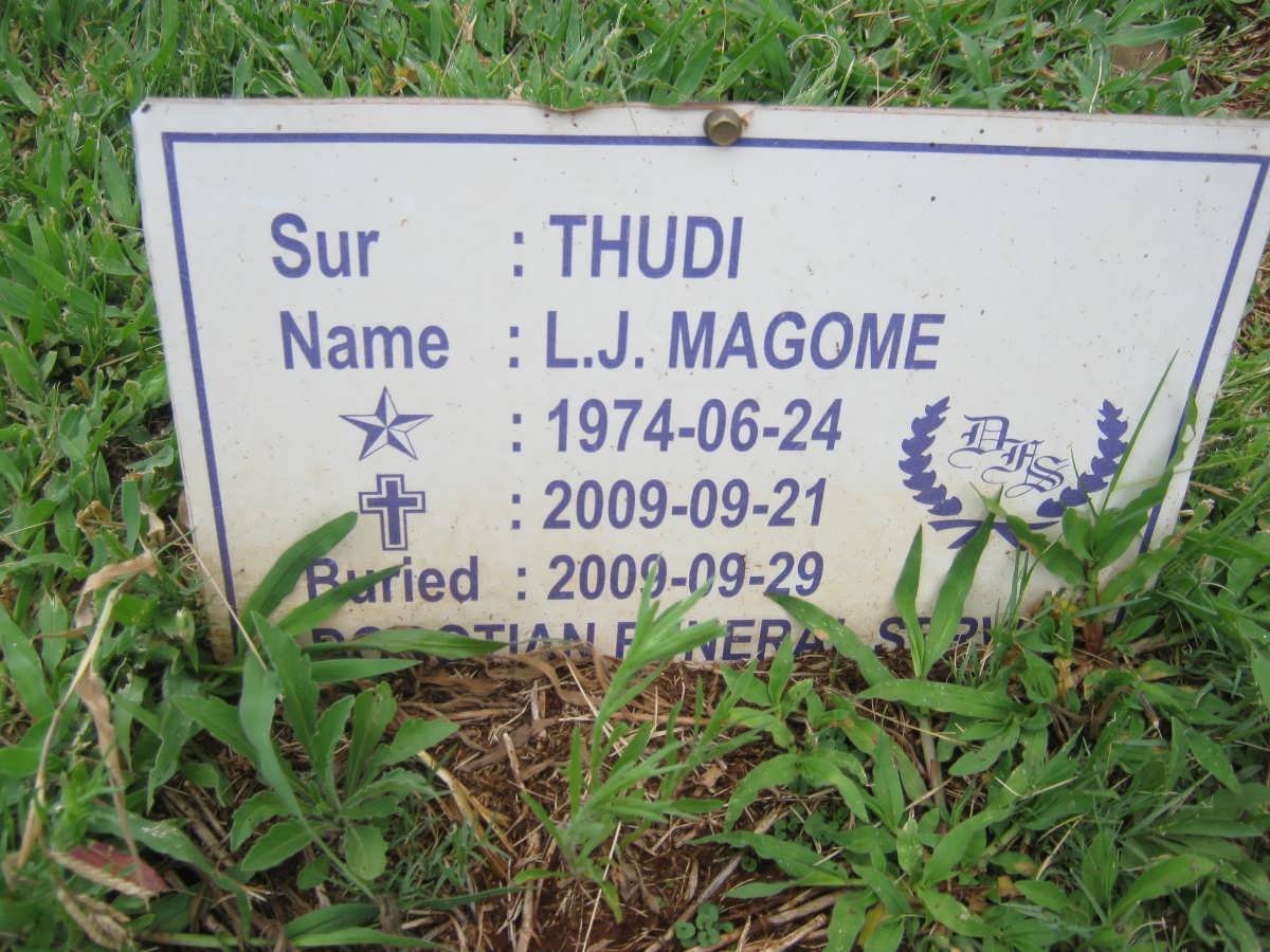 THUDI L.J. Magome 1974-2009