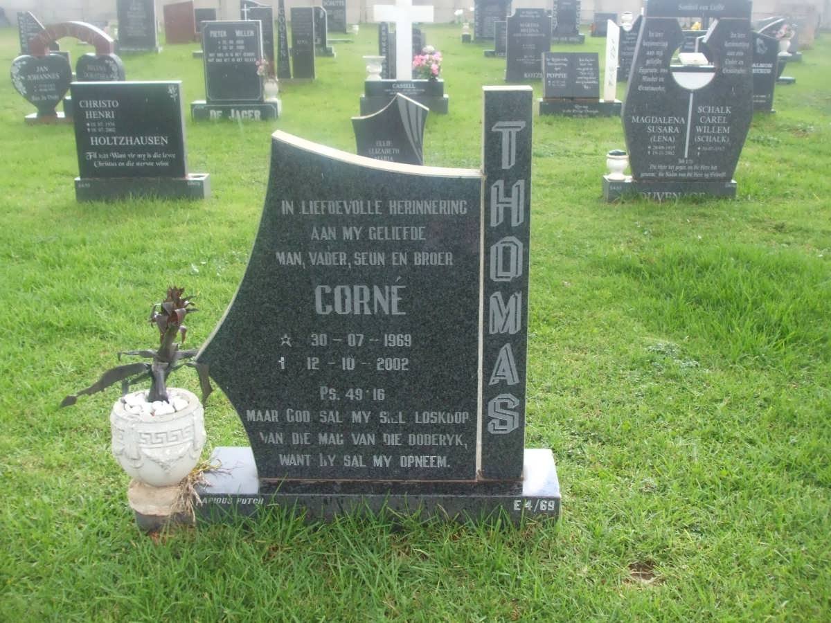 THOMAS Corné 1969-2002