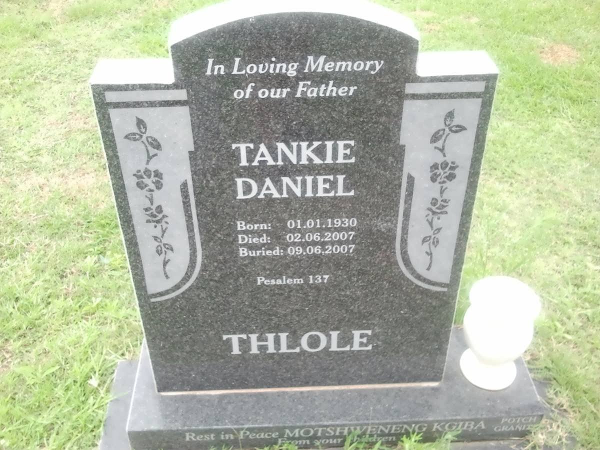 THLOLE Tankie Daniel 1930-2007