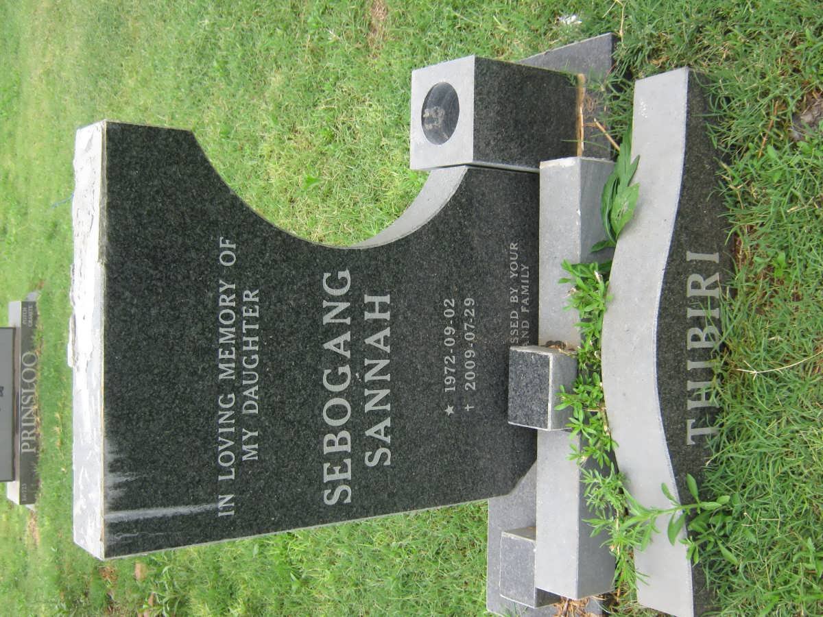 THIBIRI Sebogang Sannah 1972-2009