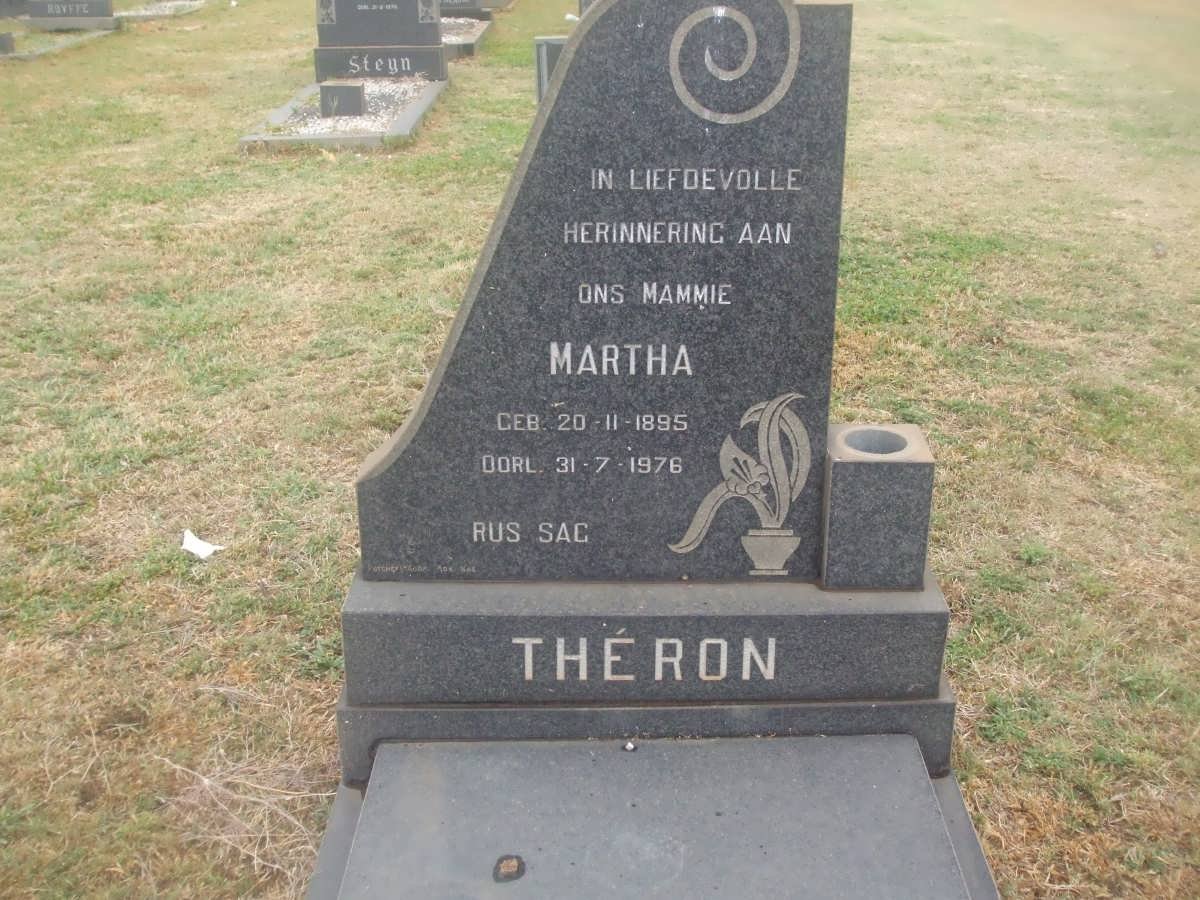 THERON Martha 1895-1976