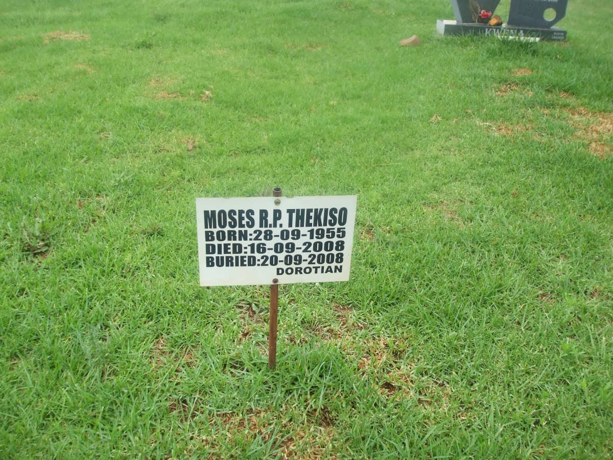 THEKISO Moses R.P. 1955-2008