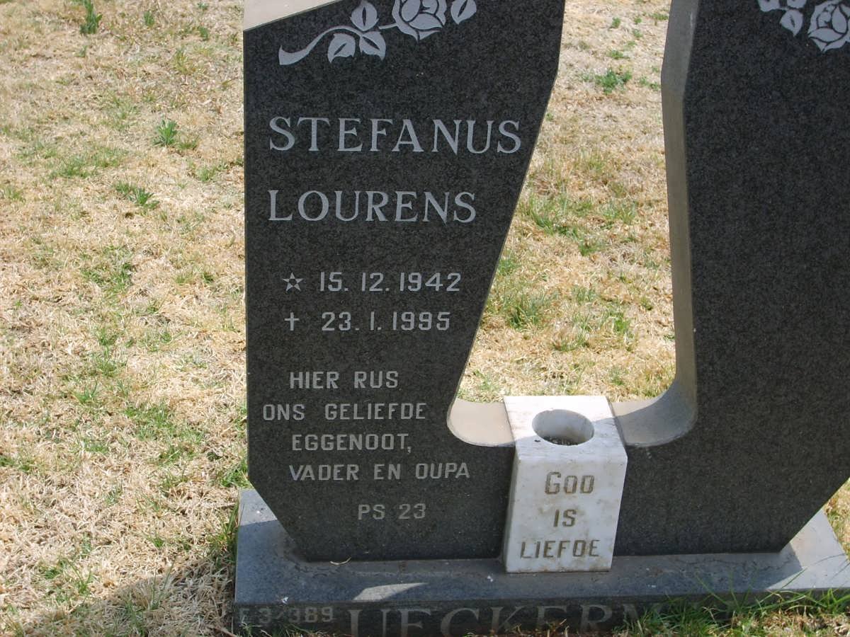 UECKERMAN Stefanus Lourens 1942-1995