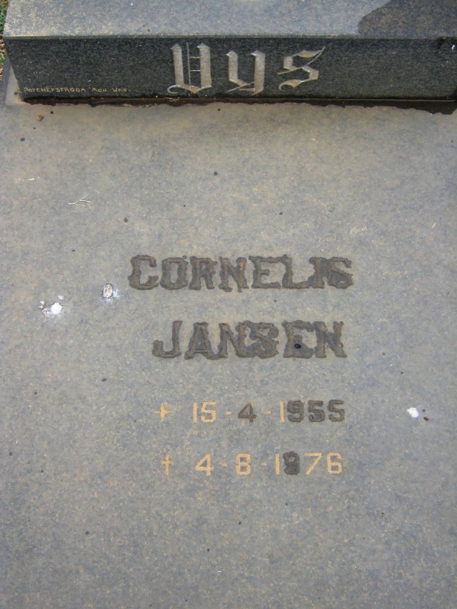 UYS Cornelis Jansen 1955-1976