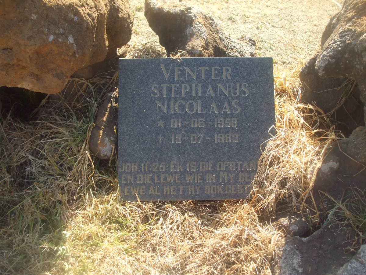 VENTER Stephanus Nicolaas 1958-1983