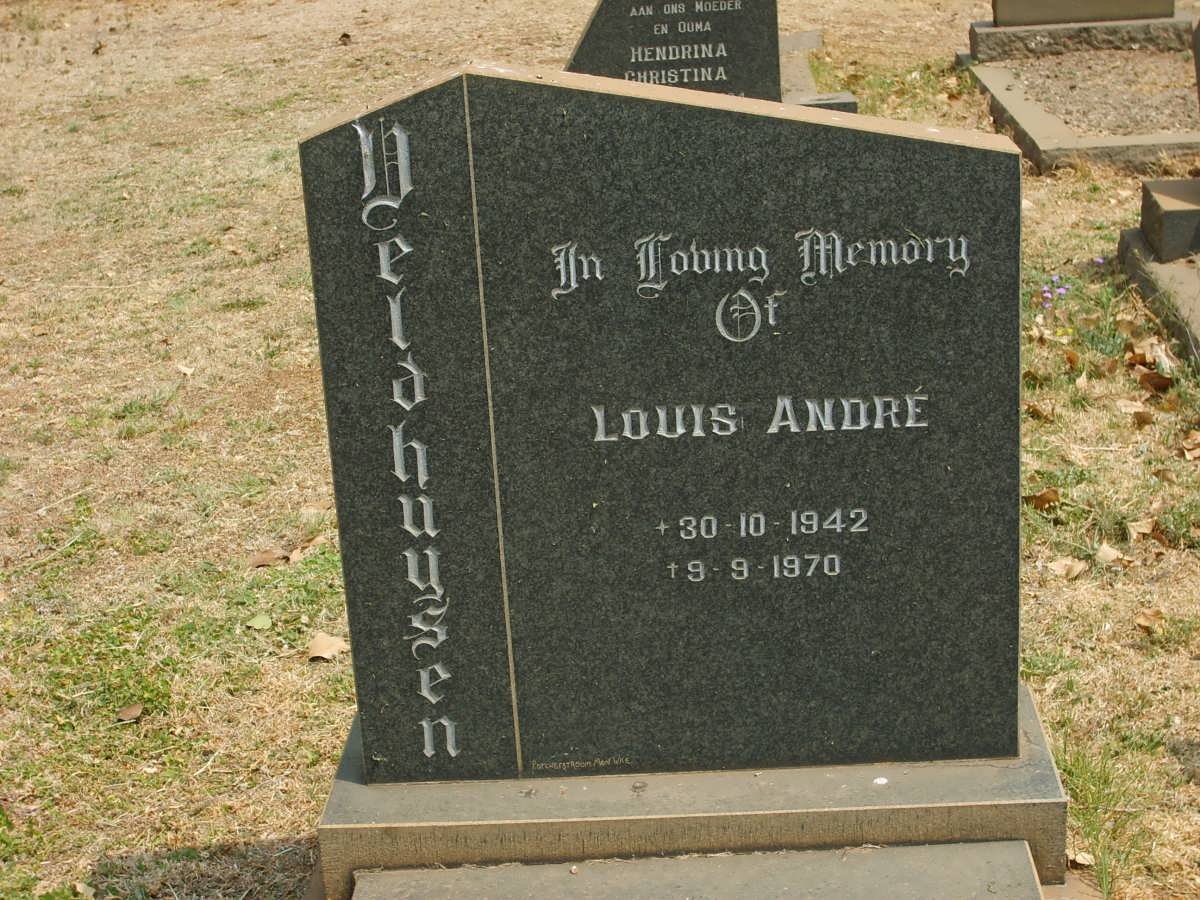 VELDHUYSEN Louis André 1942-1970