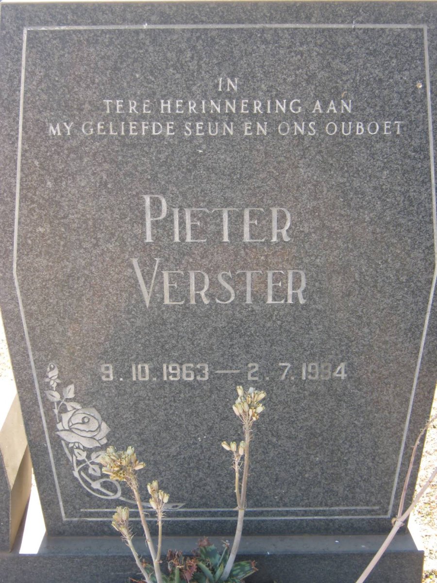 VERSTER Pieter 1963-1994