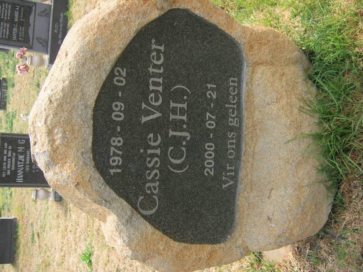 VENTER C.J.H. 1978-2000
