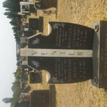 VENTER Stephanus Petrus 1927-1994 &amp; Magdalena Catharina DU PLOOY