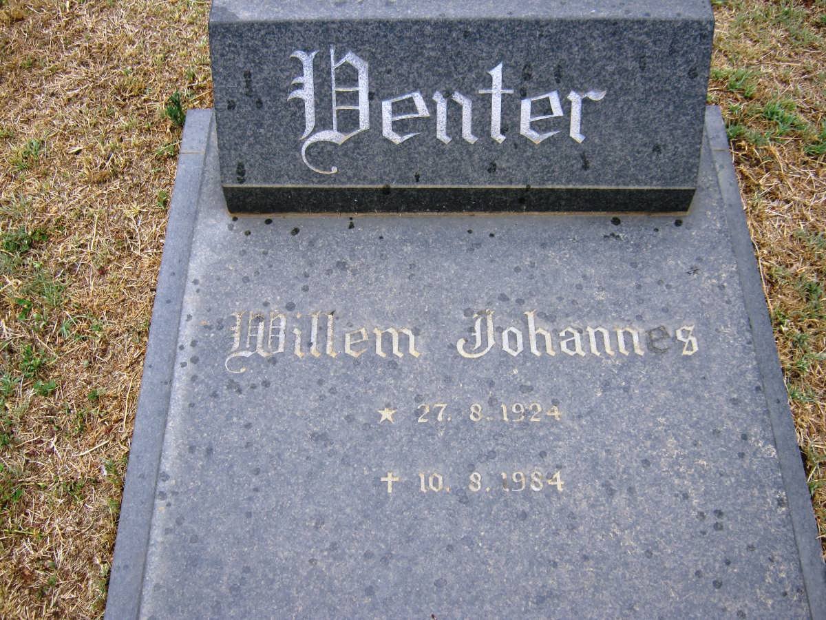 VENTER Willem Johannes 1924-1984