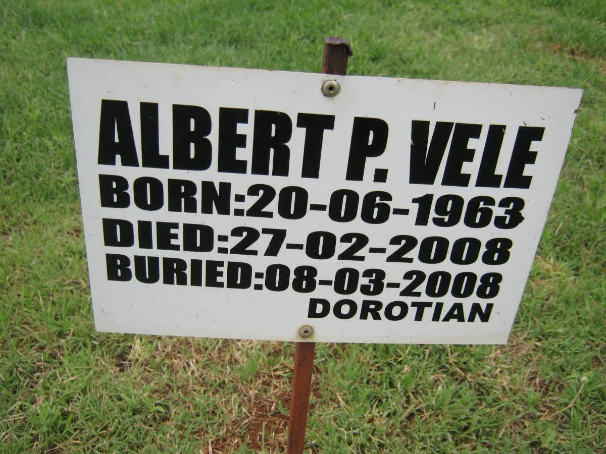 VELE Albert P. 1963-2008