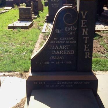 VENTER Tjaart Barend 1890-1966