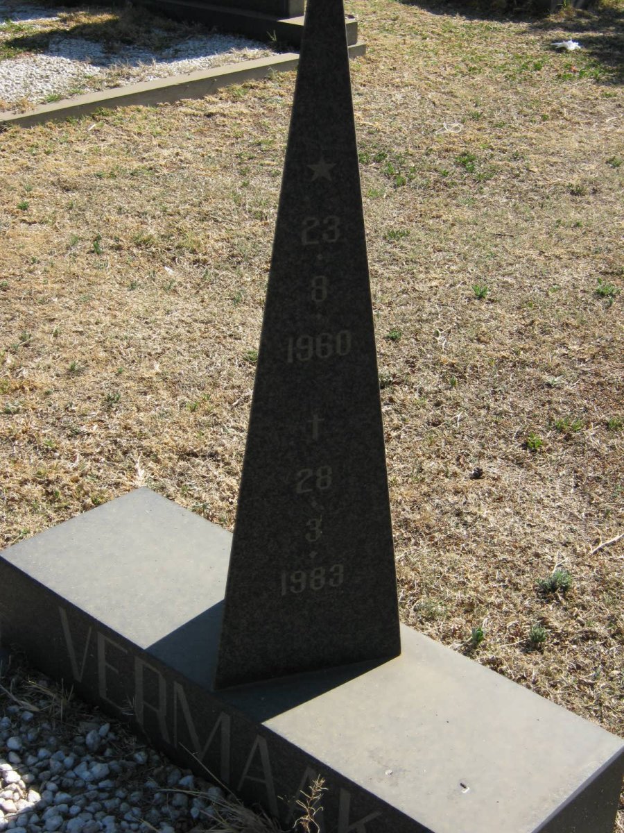 VERMAAK Phillupus Hermanus 1960-1983