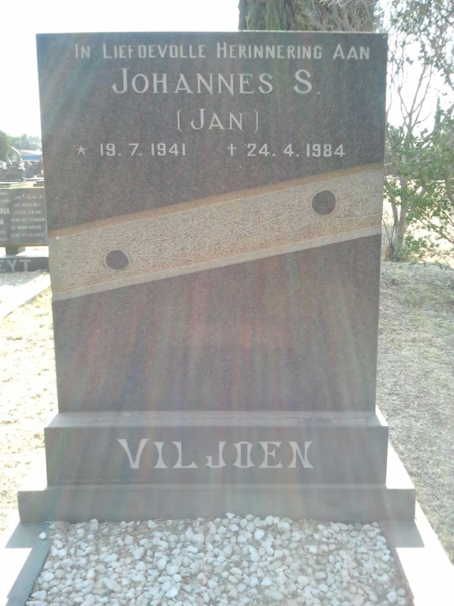 VILJOEN Johannes S. 1941-1984