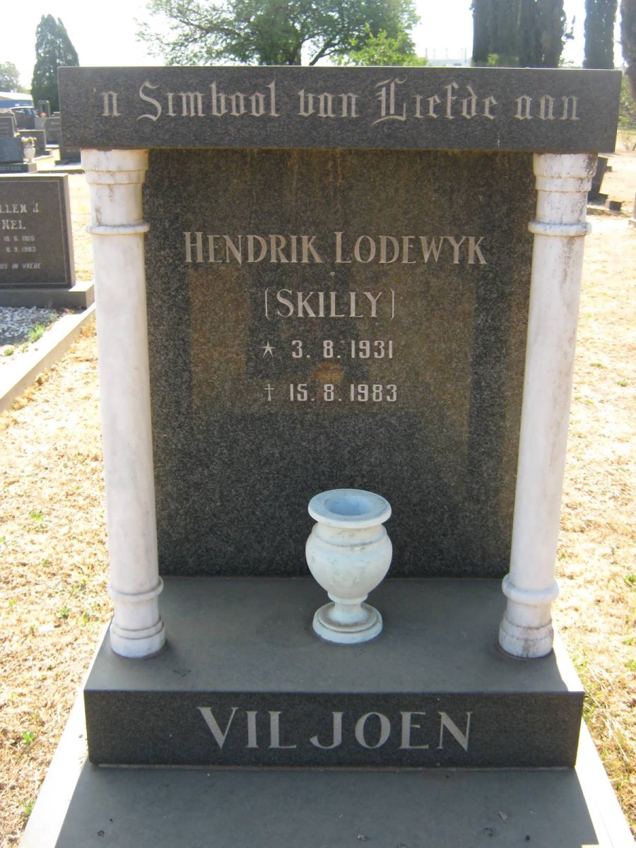 VILJOEN Hendrik Lodewyk 1931-1983