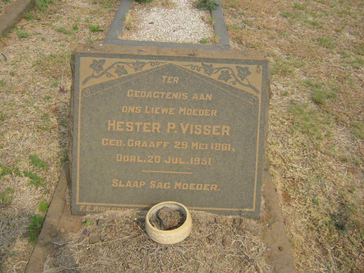 VISSER Hester P. nee GRAAFF 1861-1951