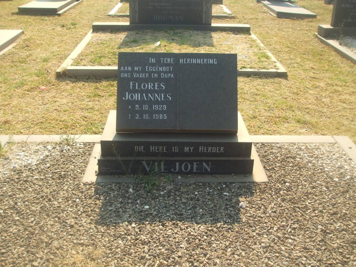VILJOEN Flores Johannes 1929-1985