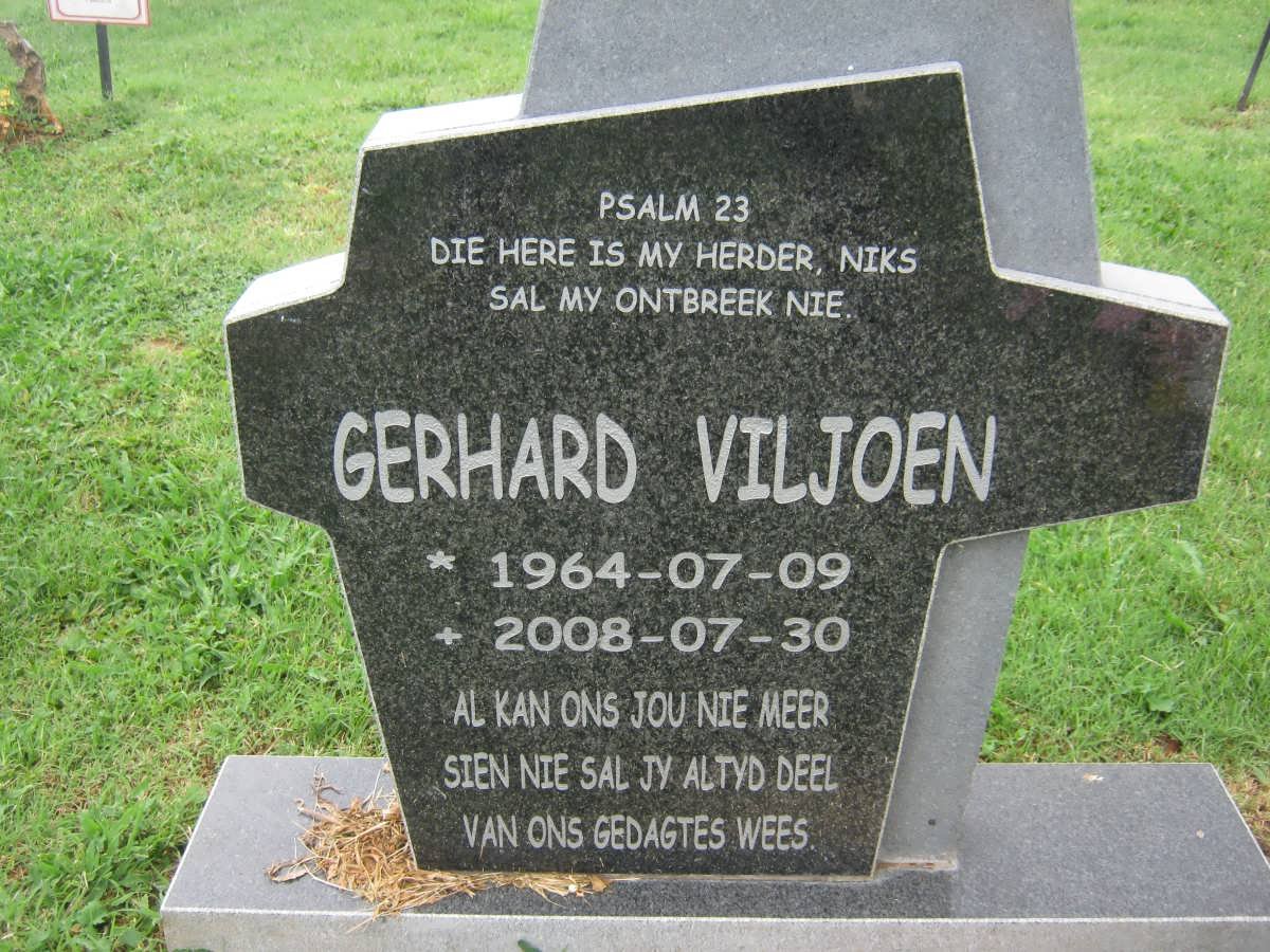 VILJOEN Gerhard 1964-2008