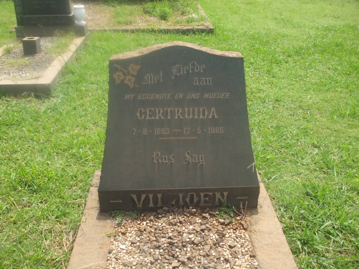 VILJOEN Gertruida 1893-1965