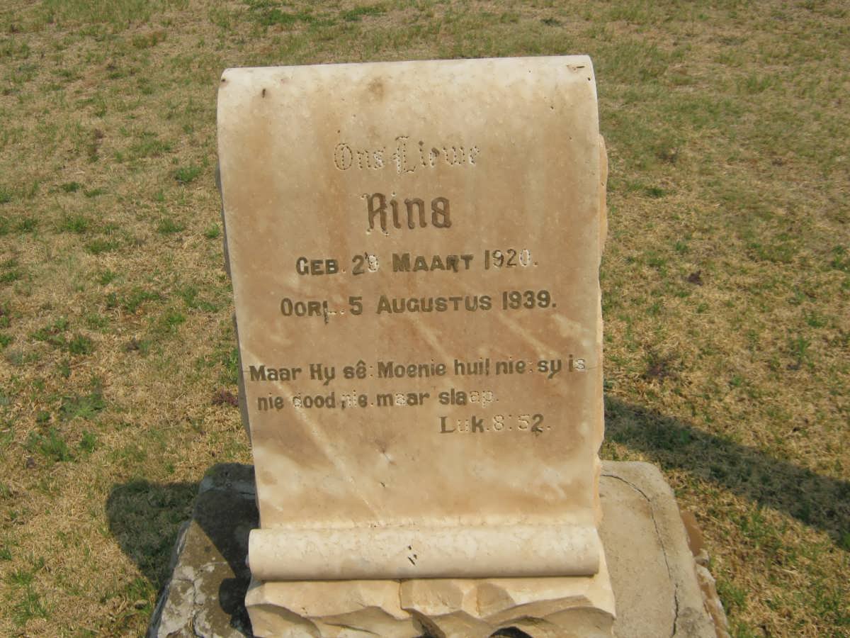 VILJOEN Rina 1920-1939