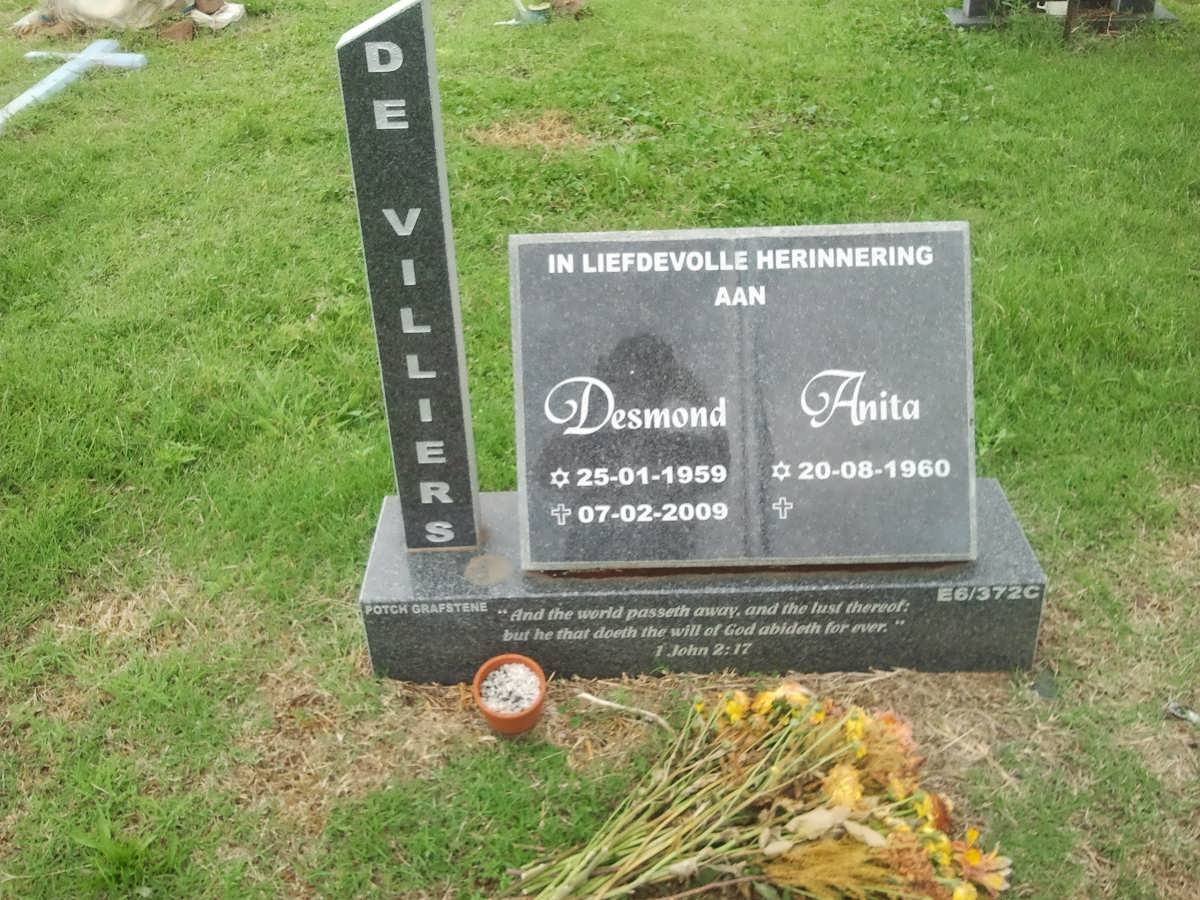 VILLIERS Desmond, de 1959-2009 &amp; Anita 1960-