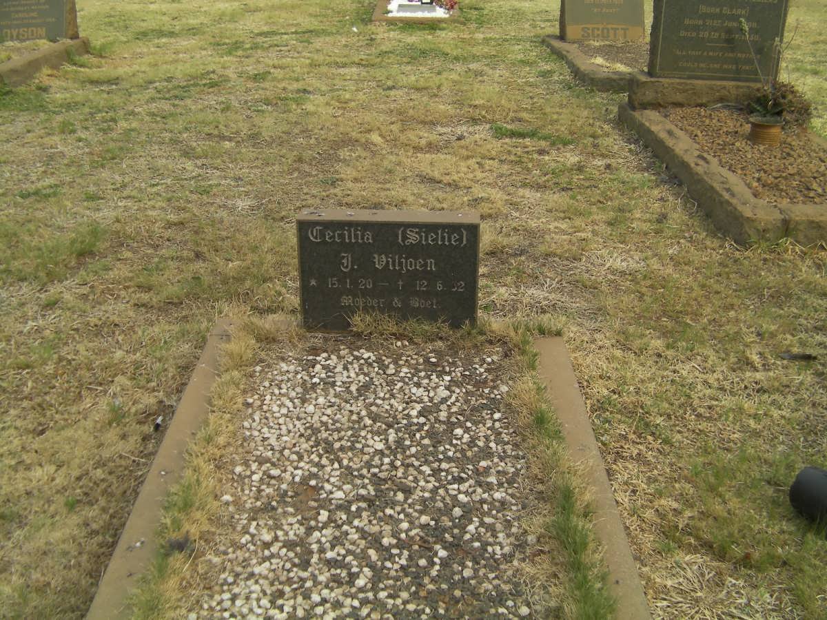 VILJOEN Cecilia J. 1920-1932