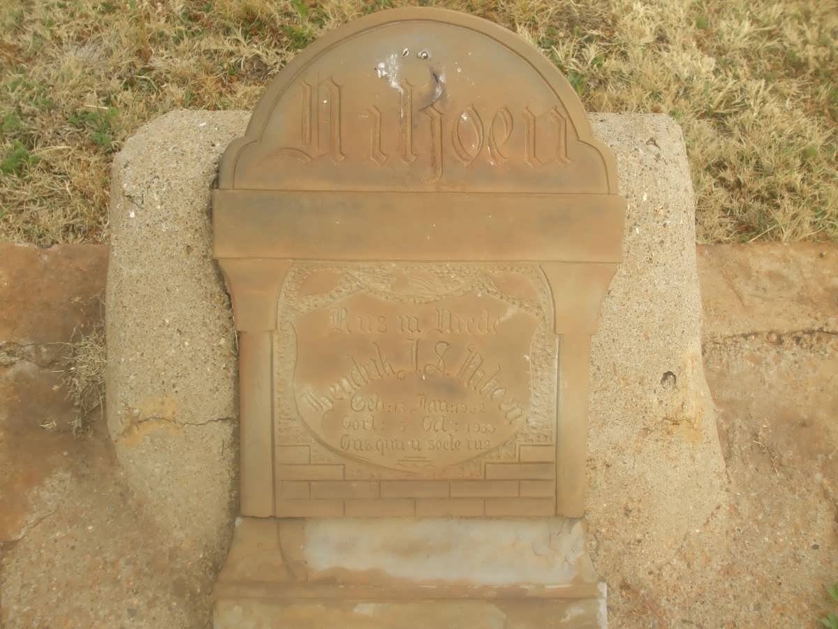 VILJOEN Hendrik J.S. 1932-1933
