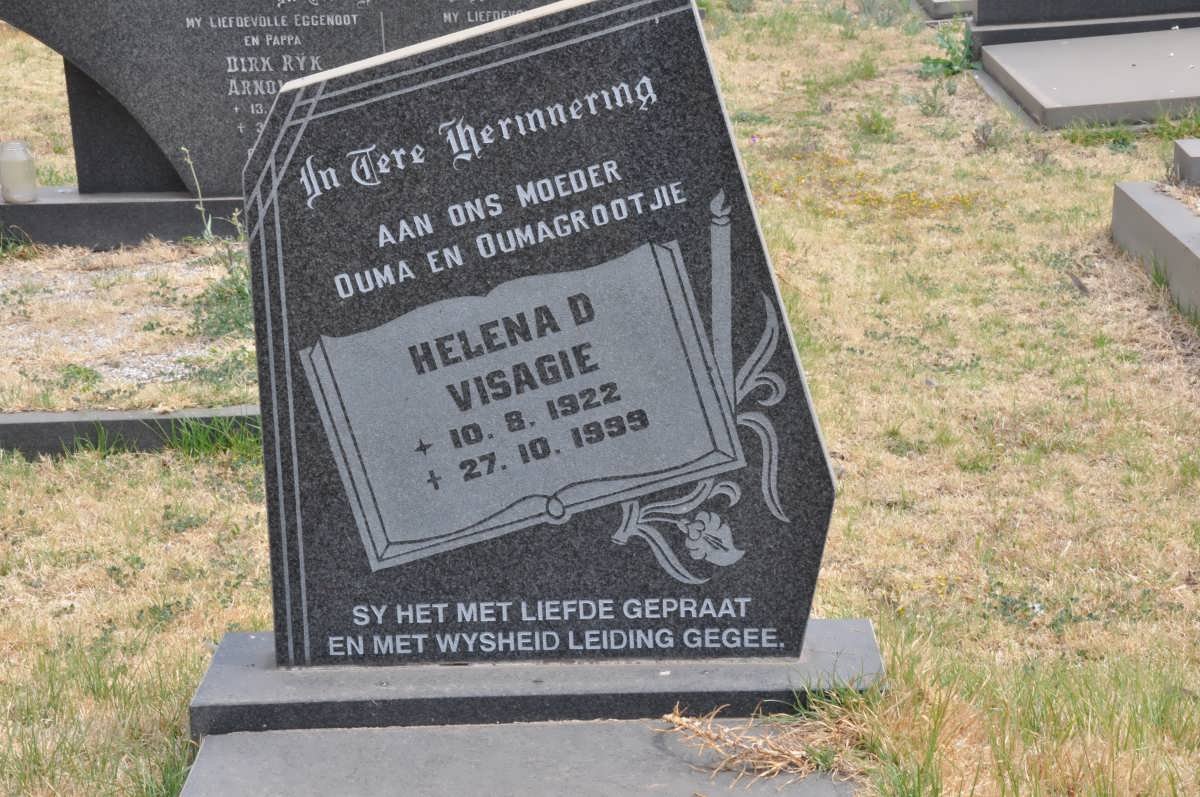 VISAGIE Helena D. 1922-1999