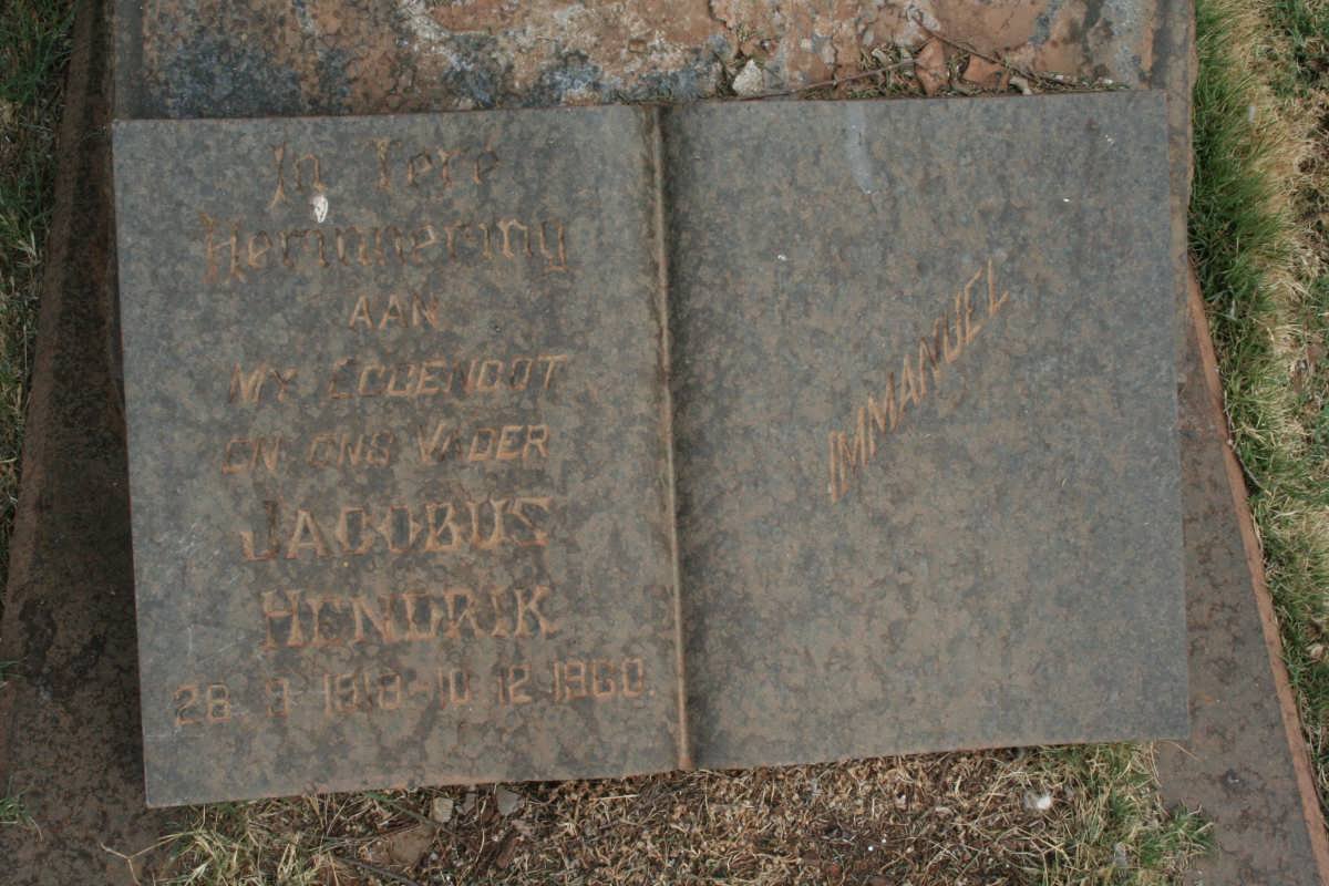 VILJOEN Jacobus Hendrik 1918-1960