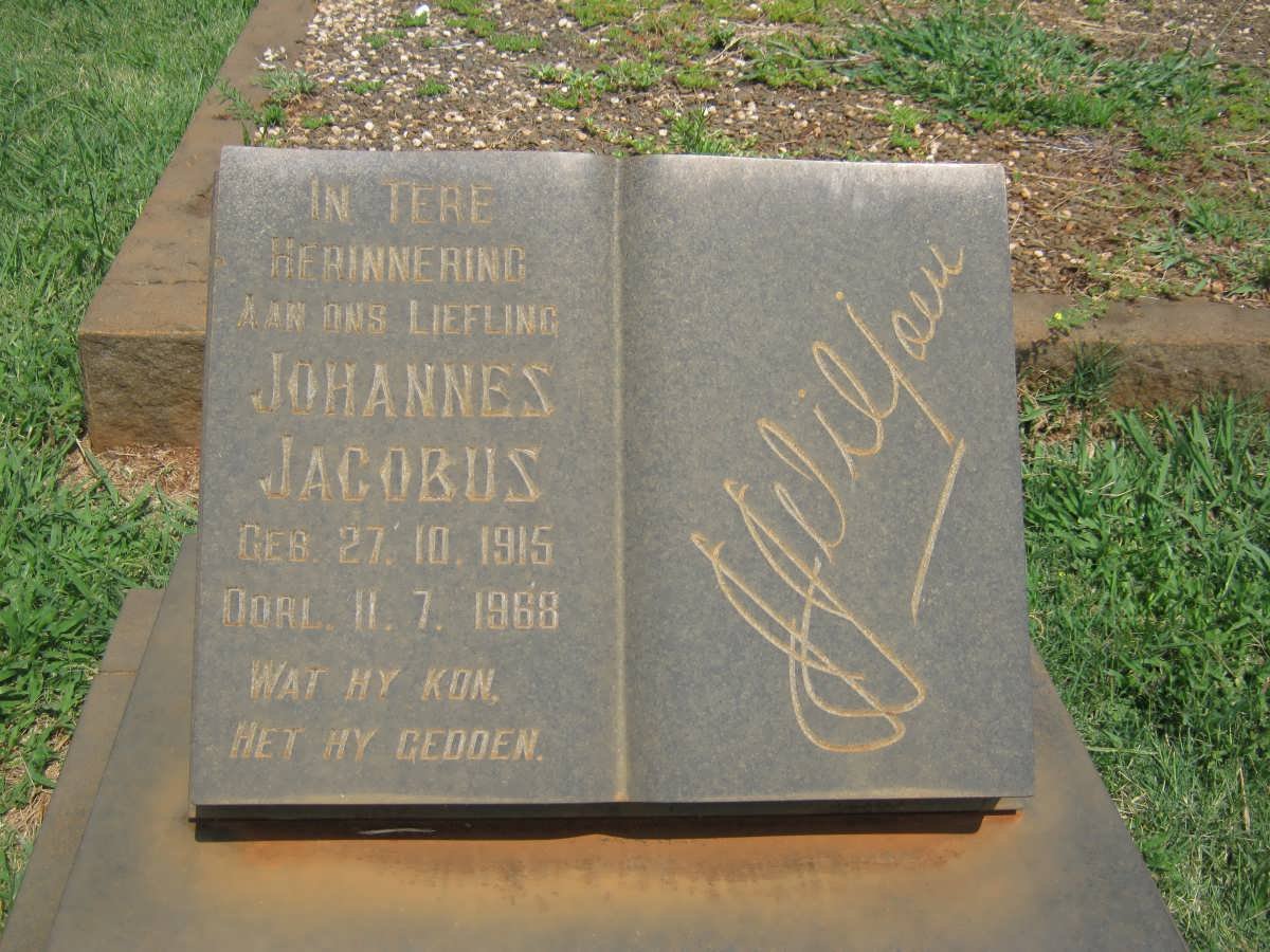 VILJOEN Johannes Jacobus 1915-1968