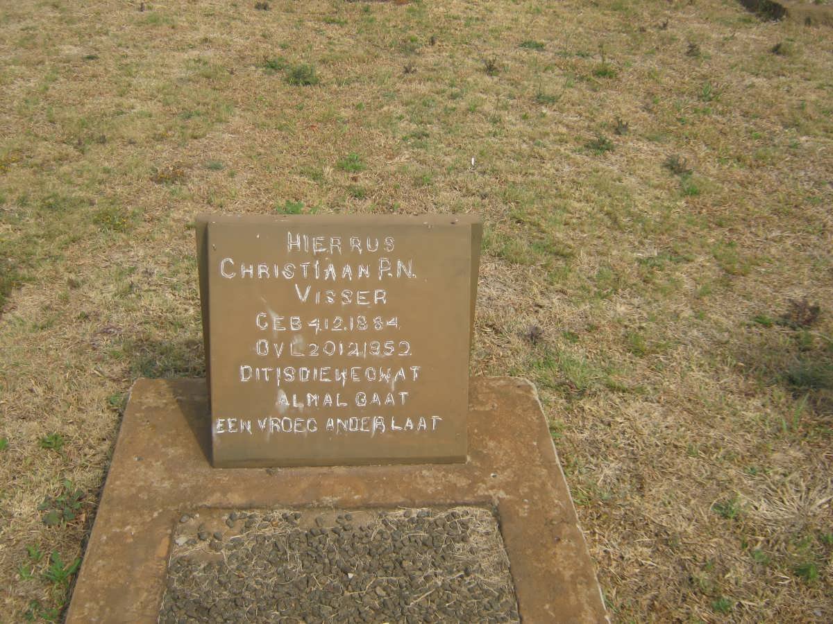 VISSER Christiaan P.N. 1884-1952